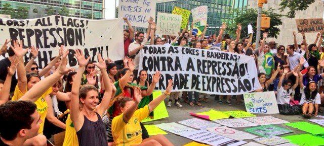 Nueva York: Solidaridad con Brasil